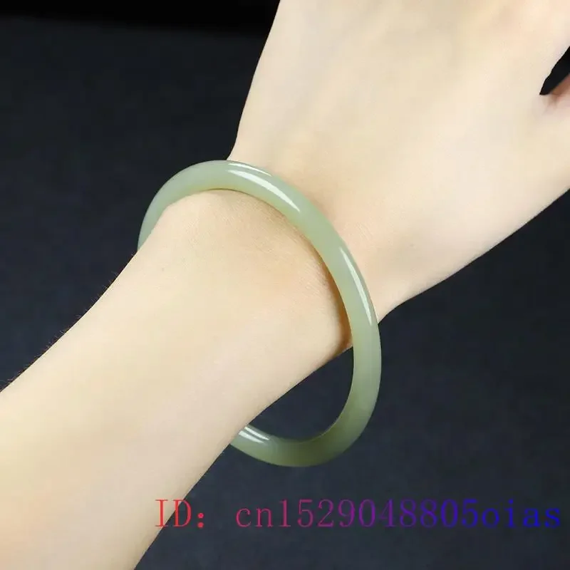 Hetian Jade Bracelets Gifts Amulets Bangles for Women Bangle Charms Jewelry Man Stone Bracelet Natural Men Accessories Gift