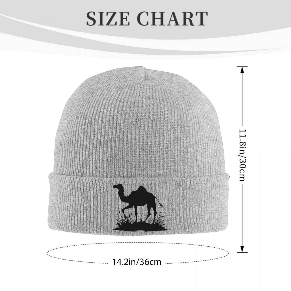 Camels Portraits Knitted Caps Women's Men's Beanie Autumn Winter Hat Acrylic Off Road Vehicle Racing Warm Caps