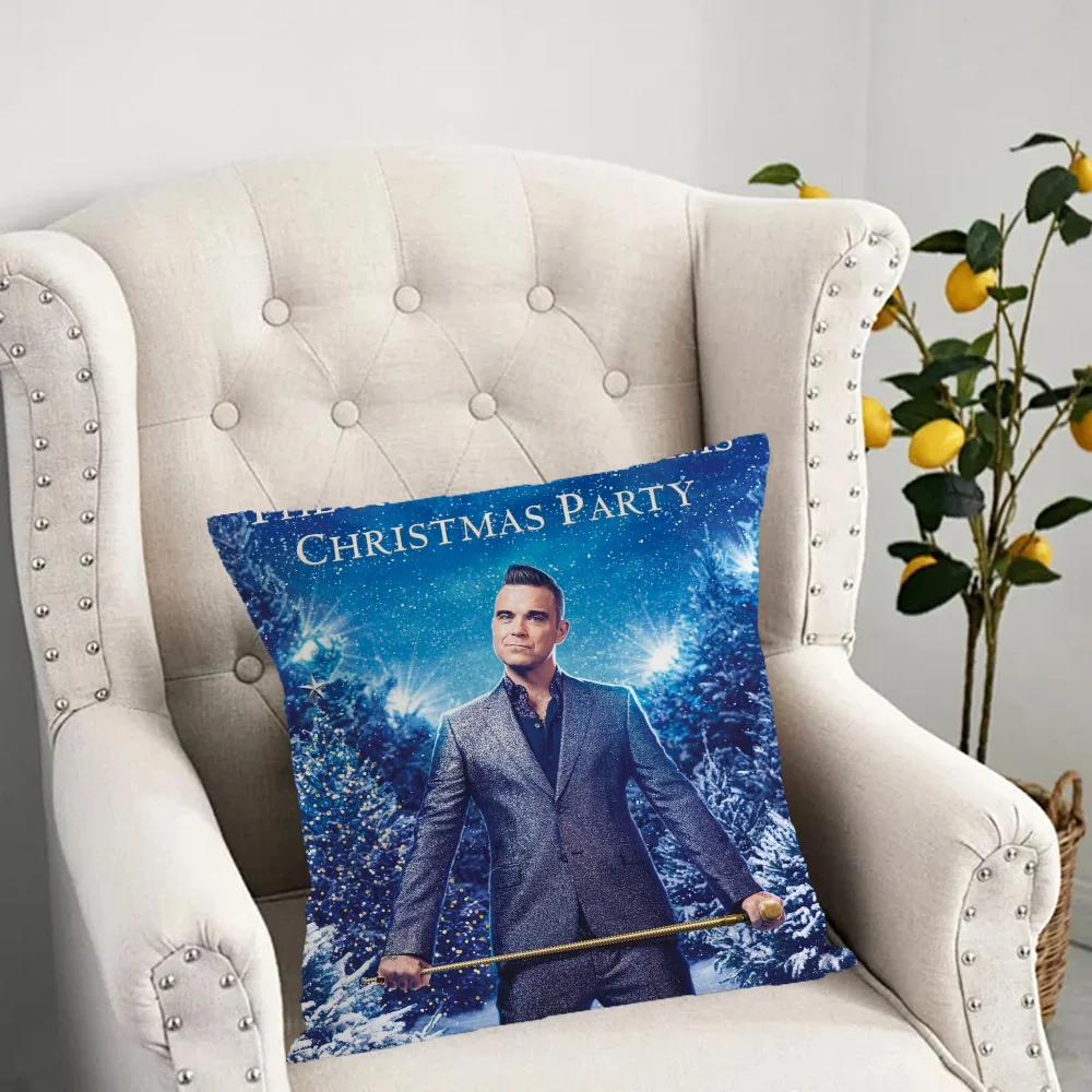 New Robbie Williams 45x45 Cushions Covers Stardew Valley Back Cushion Cover Easter Goods Decorative Pillows for Sofa Home Bratz