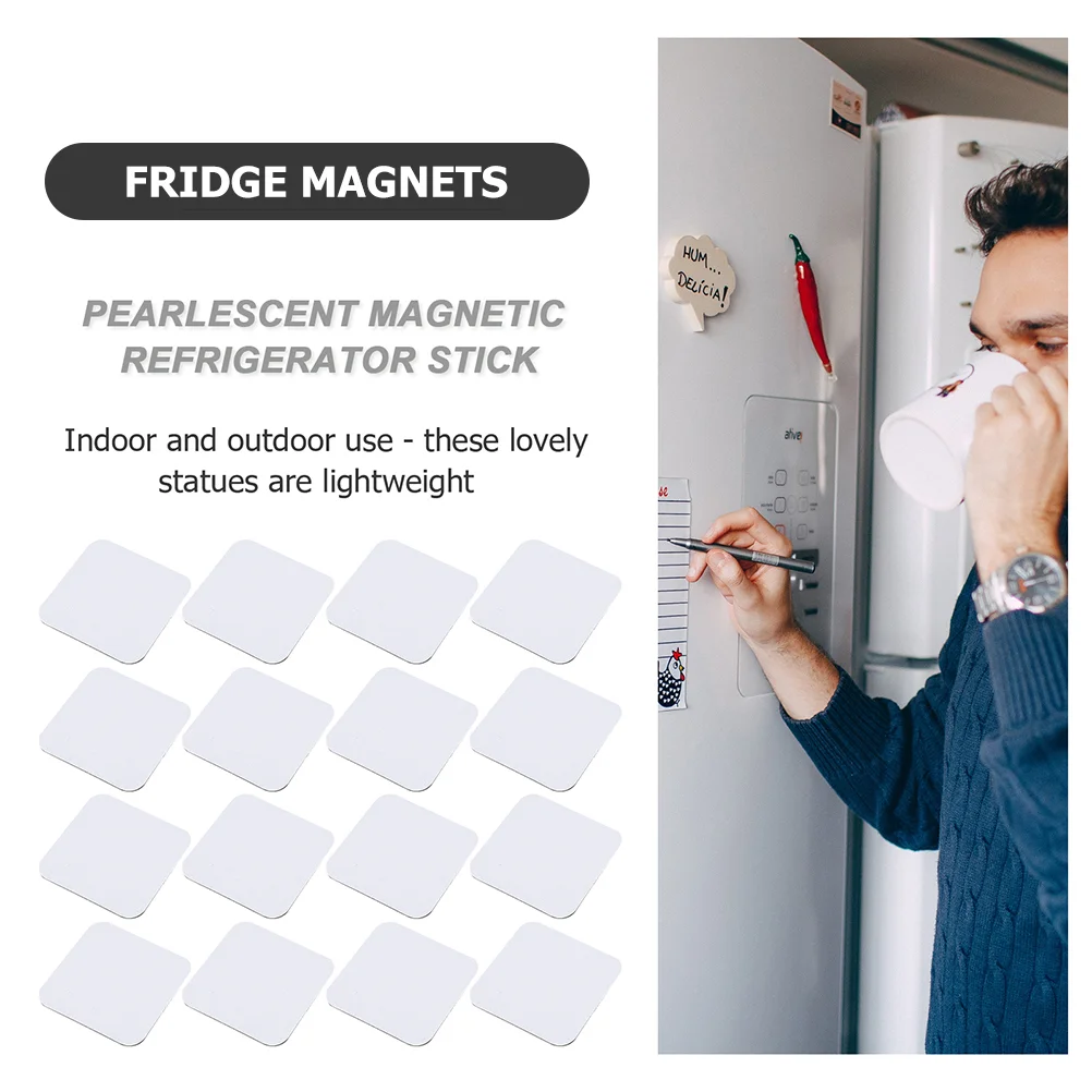 10 Pcs Heat Transfer Material Artwork Magnet Magnetic Sticker Sublimation Blank Household Practical DIY Fridge Force