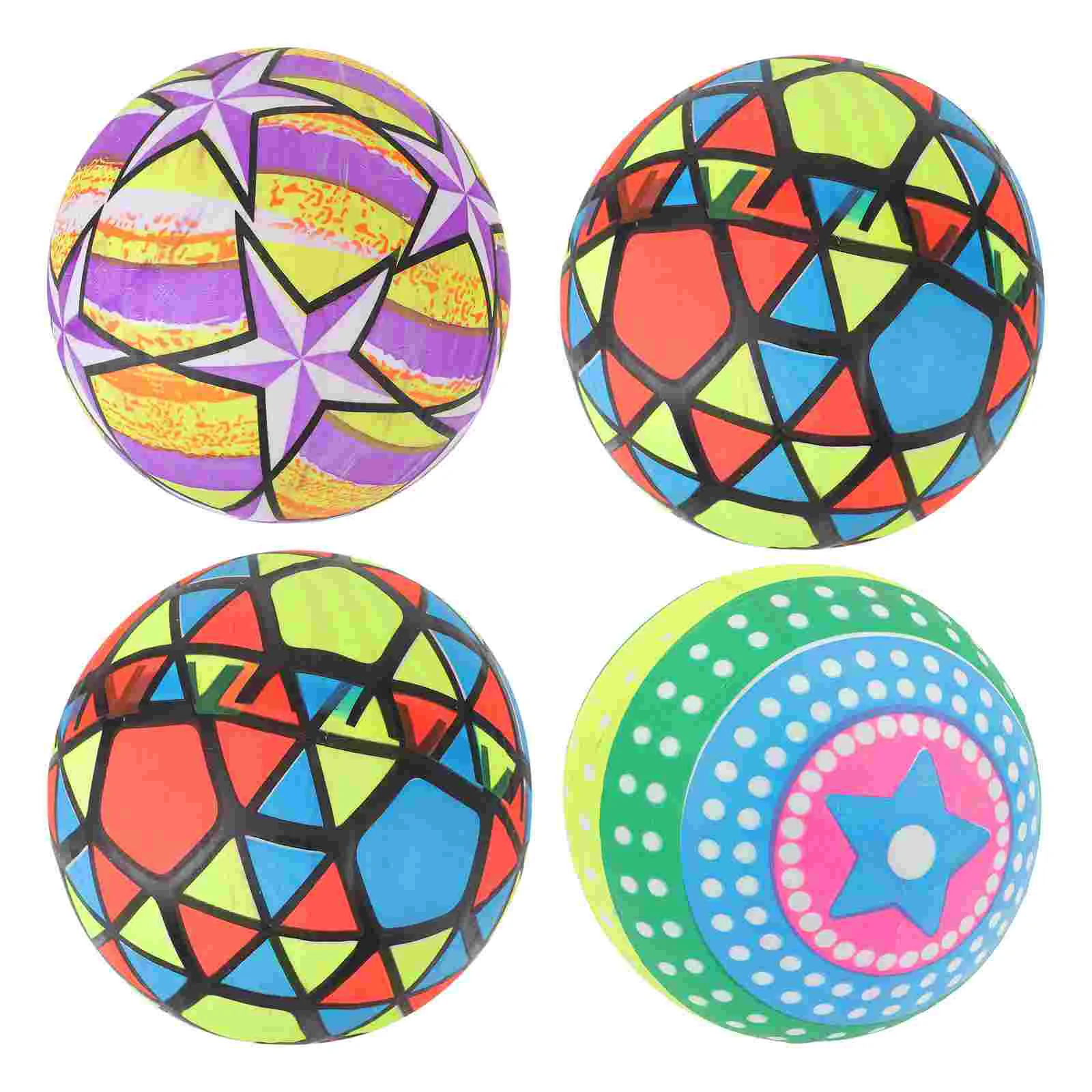 

4 Pcs Volleyball Beach Balls Inflatable for Plaything Sports Party Pool Swimming Baby