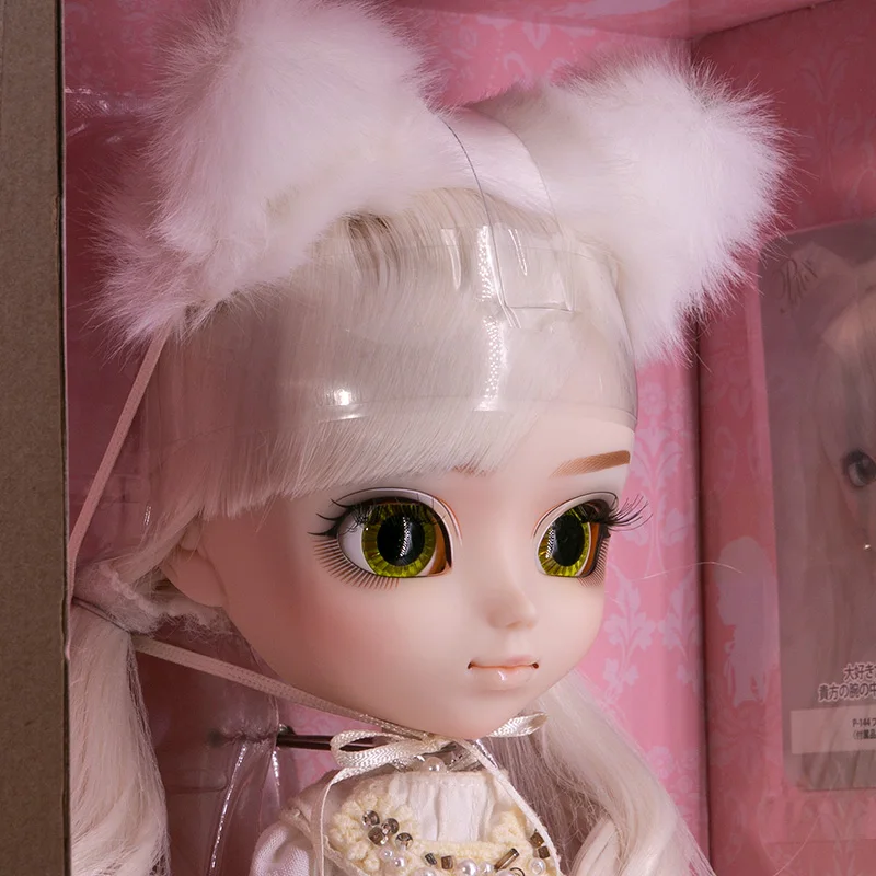 Groefpullip Collectie Pop Nana-Chan Nanachan Witte Kat Meisje P-144 Lengte 310Mm Abs Nieuw In Doos Misschien Hebben Lichte Gebreken