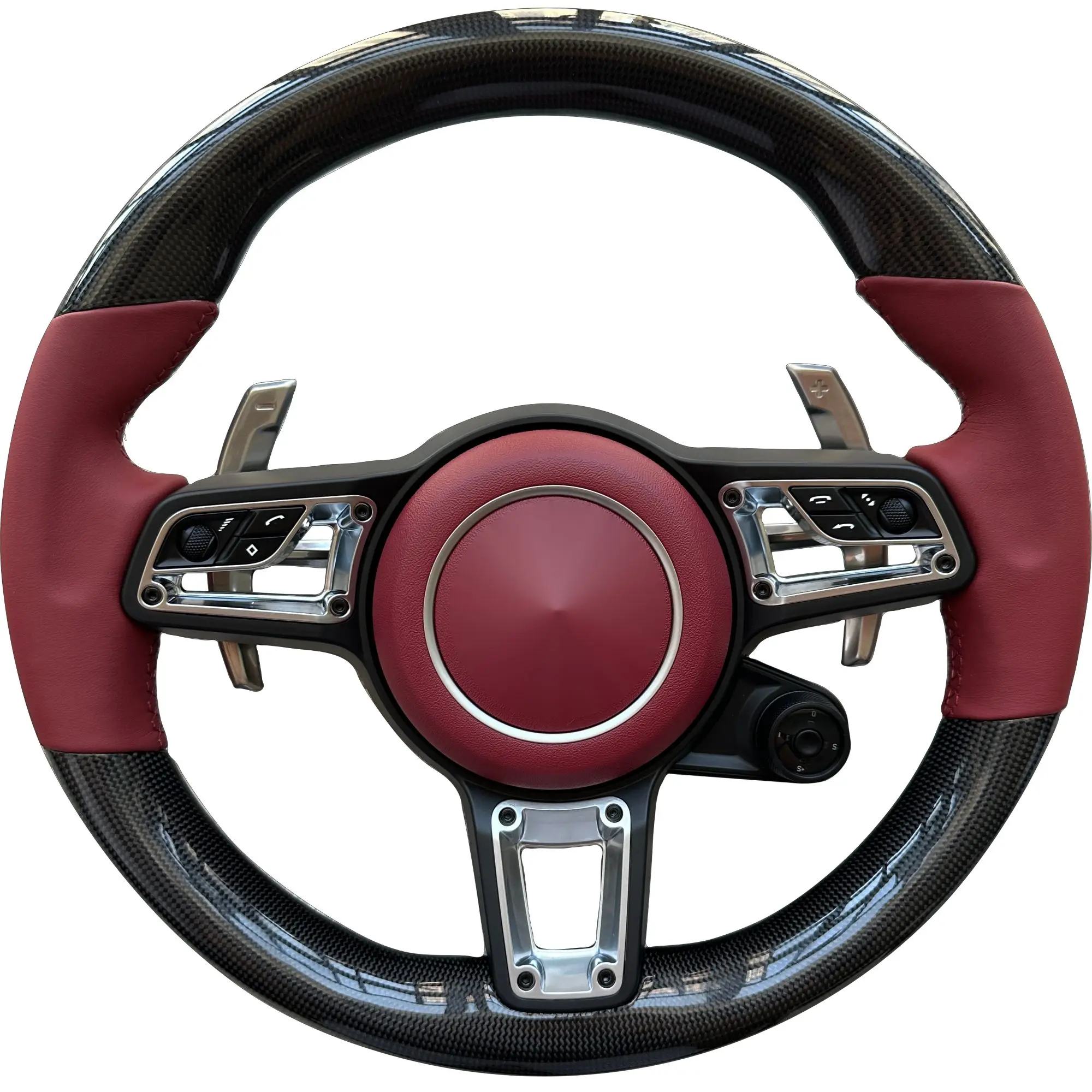 

New steering wheel for Porsche Macan Cayenne Panamera Taycan 718 Cayman 991 992 911 911.2 Carrera GT2 GT2RS GT3 GT3RS GT3 RS GT4