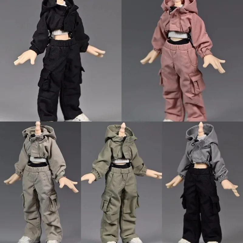 

Масштаб 1/12, женское модное короткое пальто, куртка, рабочие брюки, модель одежды, подходит для 12,1 см, Azone Body Girl, экшн-фигурки, куклы, тело