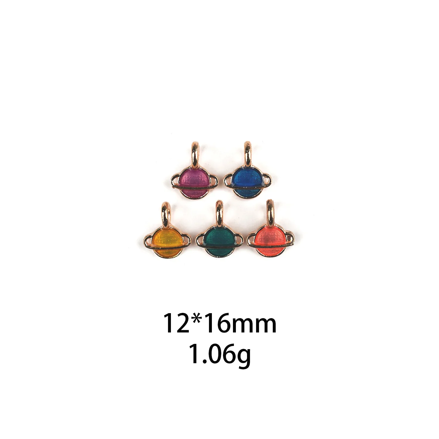 10pcs Globe Charm Enamel Charms 12*14mm Pendants Floatings DIY Jewelry Making Handmade Craft