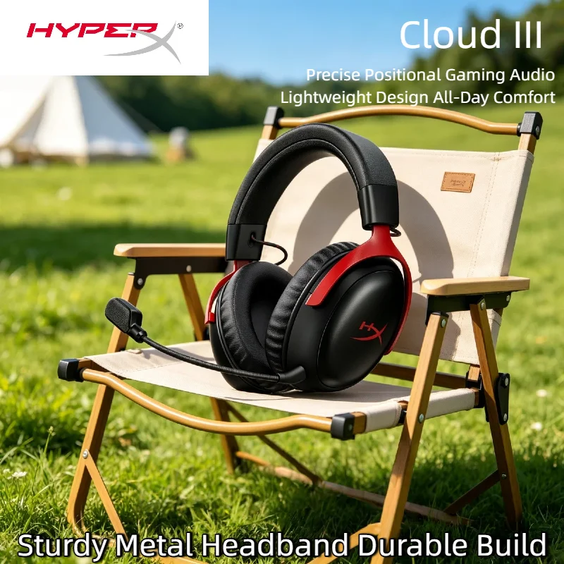 

HyperX Cloud 3 III Wired Headset USB DTS Sound Mic Support HyperX Software Gaming Headphone For PS Xbox PC Switch