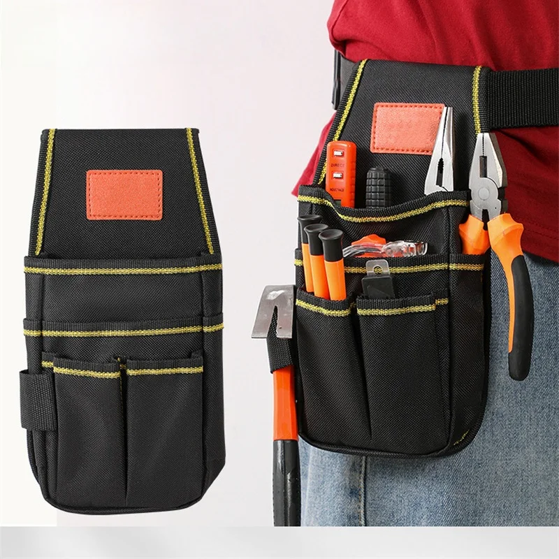 

Новая карманная сумка для инструментов, поясные сумки для инструментов с зажимом для ремня, универсальный мини-органайзер для инструментов, сумка для электрика, столяра, строительства