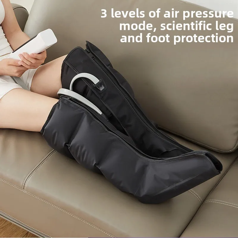 

Long Electric Pneumatic Leg Massager Extended Version for Deep Relaxation of Thighs, Calves and Feet with Remote Control