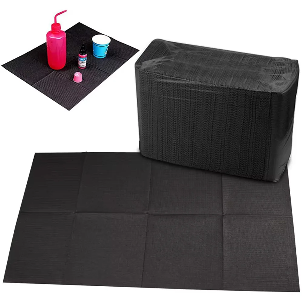 250/125/50/20PCS Tattoo Tabletop Cover Disposable Tattoo Clean Pad Bed Sheet Fabric Waterproof Stain Resistant Cleaning Mat Bibs