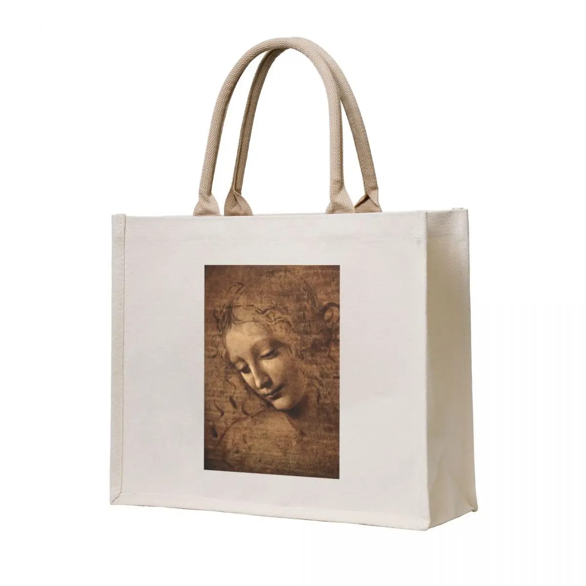 

La Scapigliata by Leonardo da Vinci Tote Bag tote bag Custom bag bags for women