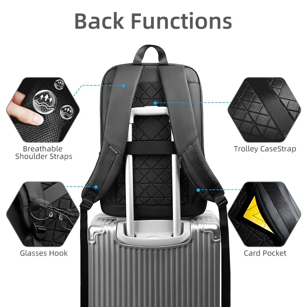 Heroic Knight Business Trip Backpack Men Waterproof 15.6\