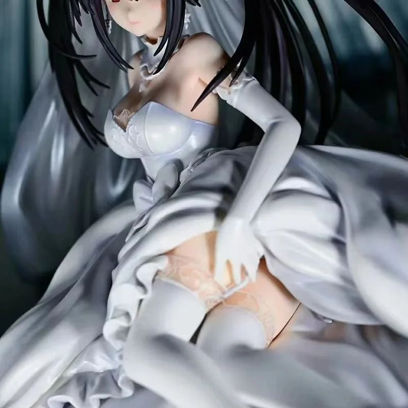 تاريخ لايف سلسلة Huajia أنيمي تحصيل عمل الشكل - توكيساكي كورومي في فستان الزفاف Gk نموذج فتاة جميلة حلية