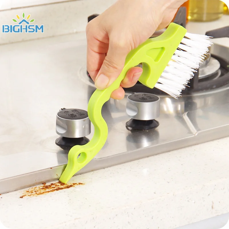 1Pcs Swan Shape Window Groove Cleaning Brush Scraper Brush Sill Crevice Cleaner Kitchen Cleaning Brush Wheel Kitchen Accessories