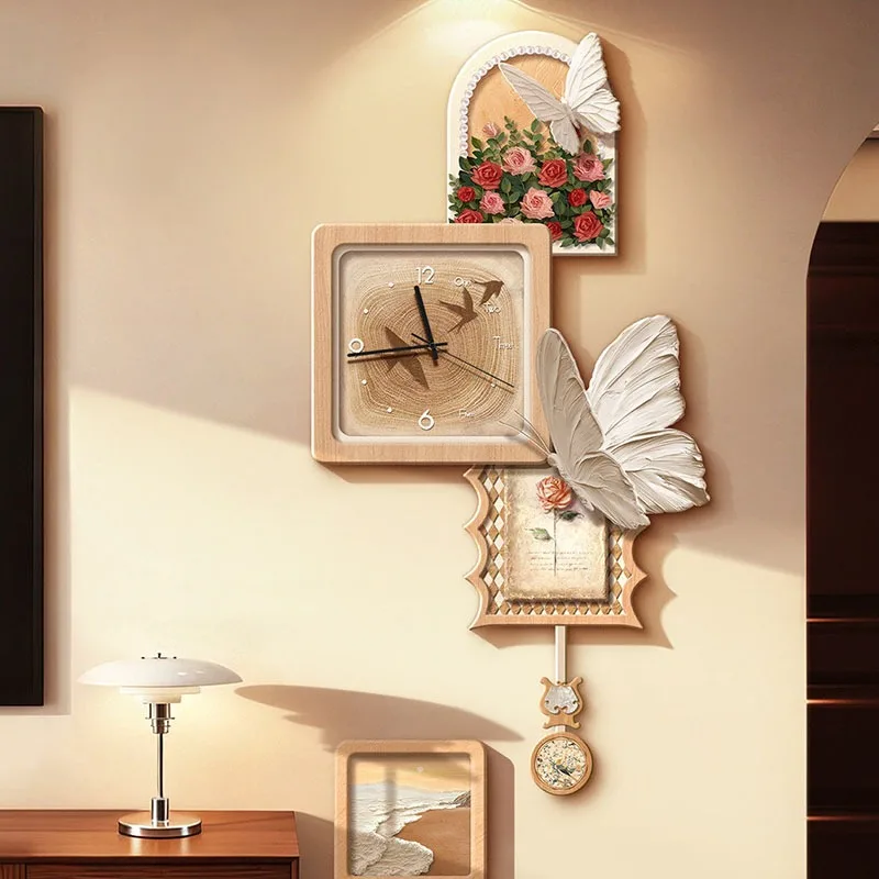 

Xenomorph Aesthetic Clock Wall Silent Big Size Vintage 3d Large Wall Watch Interior Art Mural Reloj De Pared Room Decorations