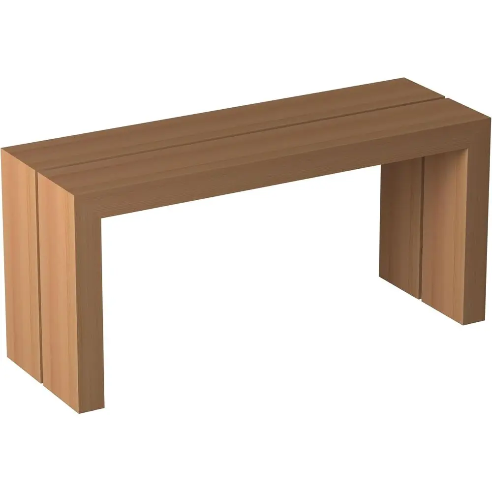 

Large 29.5 Cedar Sauna Bench with Step-Up Seat for Hot Rooms, Spas, and Home Saunas