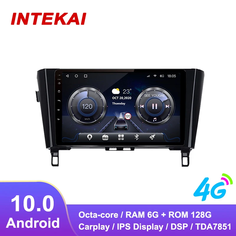 

10.1"Android 10.0 Car Radio GPS Navigation autoradio multimedia player for Nissan Qashqai X-Trail head unit stereo