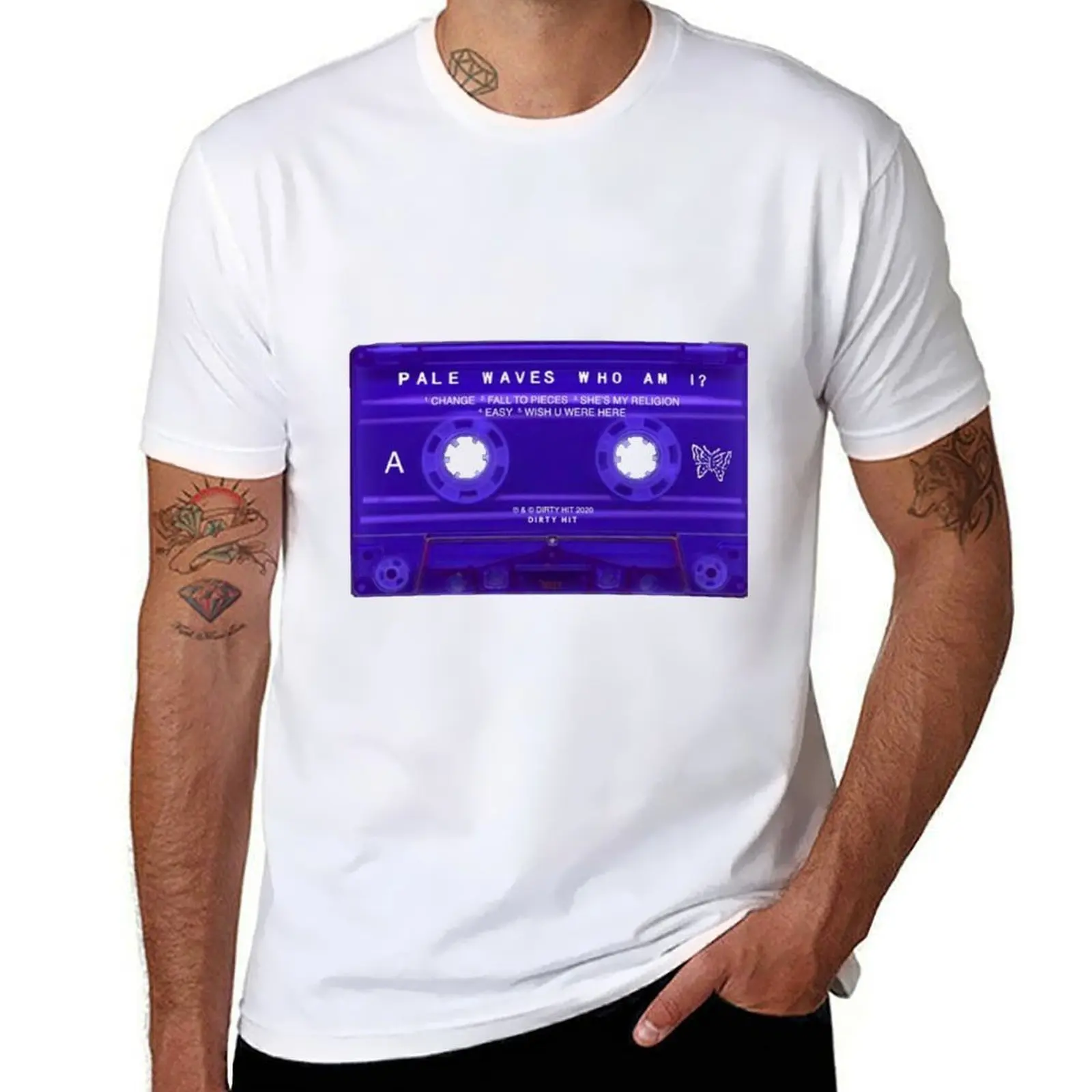 

Pale Waves Cassette T-Shirt t shirts for man cotton soft anime tshirt T-Shirt