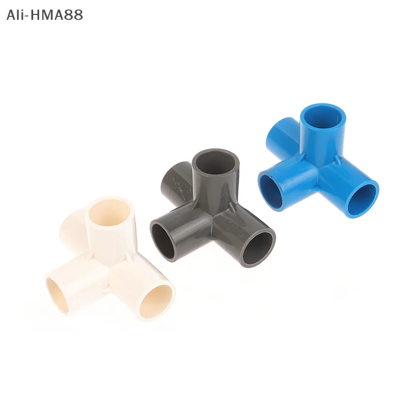 5 pz Diametro Interno 20mm Connettore a 4 Vie Tubo in PVC Irrigazione Serbatoio di Pesce Acquario Adattatore di Scarico Bianco/Blu/Grigio