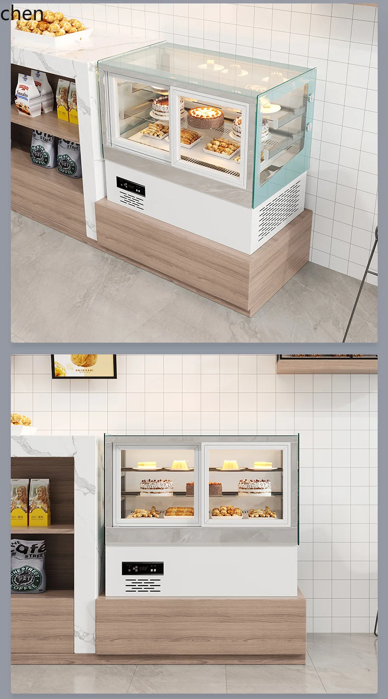 ZML refrigerated display cabinet, dessert mousse west point fruit commercial countertop small air-cooled fresh-keeping cabinet