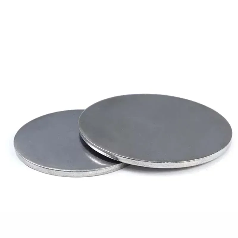 5-20pcs 304 Stainless Steel Small Round Plate Disc Solid Circular Sheet Round Disk Diameter 6~29mm Thick 1/1.1/1.3/1.8/2.7mm