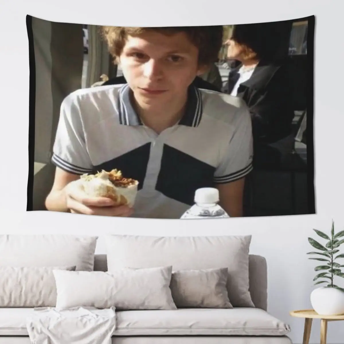 

Michael Cera Eating Burrito Tapestry Carpet Wall Decorative Wall Murals Room Decor Decor For Room Tapestry