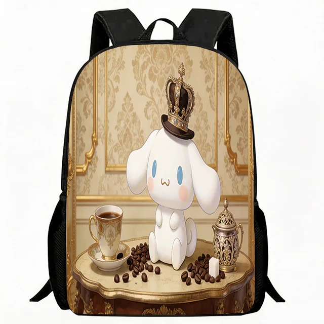 

Kids Bag Puppy with Straw Hat in Tropical Garden Print School Backpack Adjustable Breathable Children's Casual Daypack Lightweig