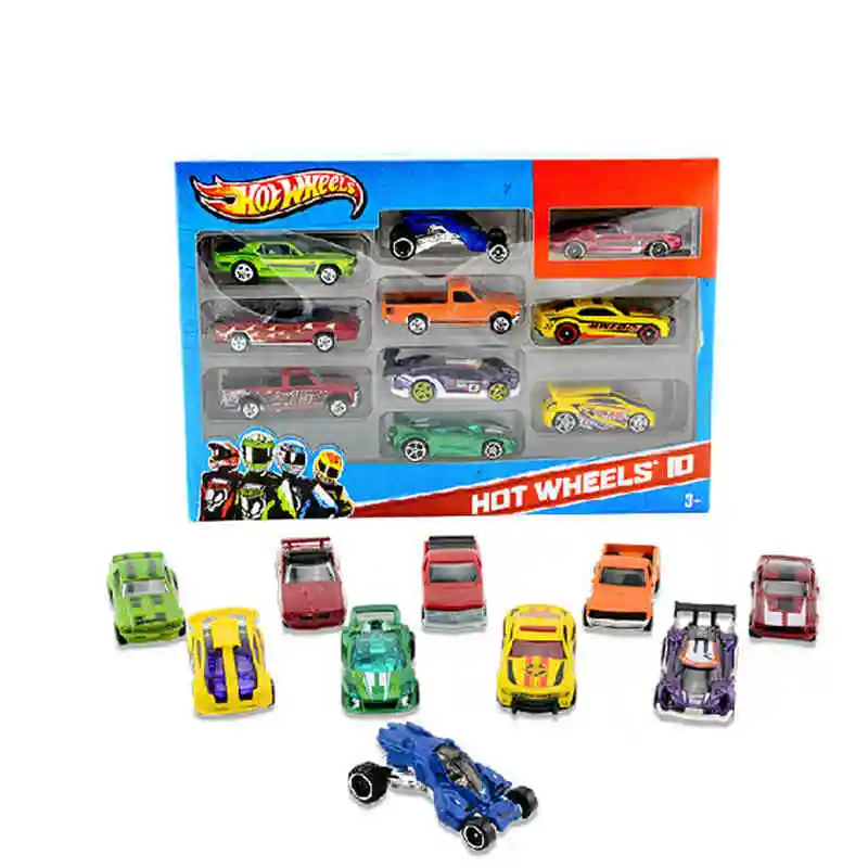 Hot Wheels track ESS BSC 10-Car Pack 1:64 Mini Model Car Kids Toys For Children Diecast Brinquedos Hotwheels Birthday Gift 54886