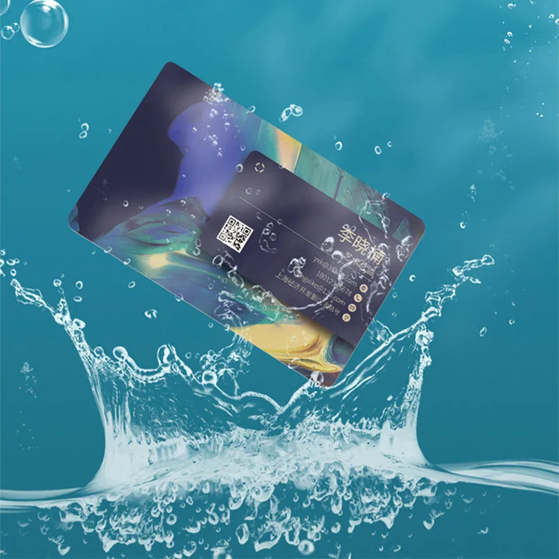 

Изготовленная на заказ белая пластиковая морозная визитная карточка из ПВХ/печатная карточка/водонепроницаемая/имя/визитная карточка/печать визитных карточек на заказ