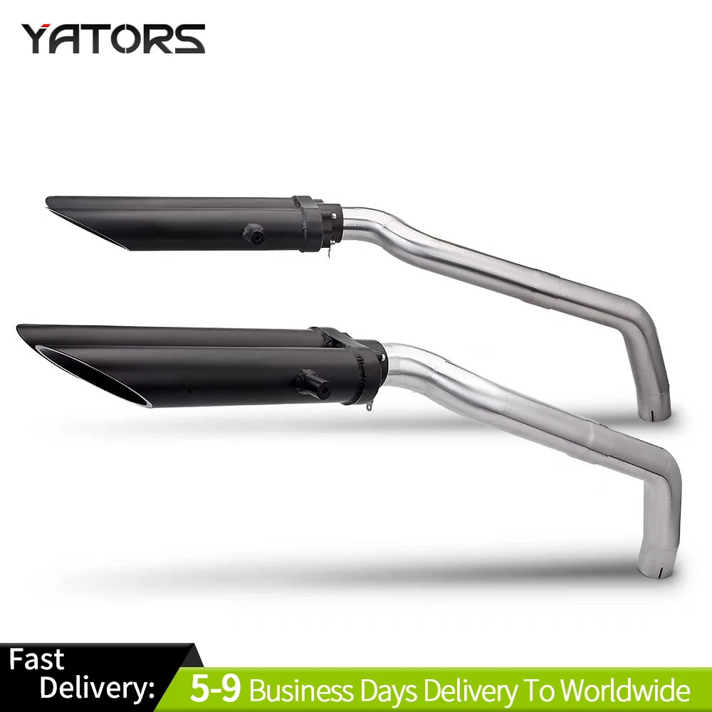 

For Honda CBR600RR F5 2005-2024 Exhaust System Muffler Tips Tail Link Pipe Black Exhausts Pipes