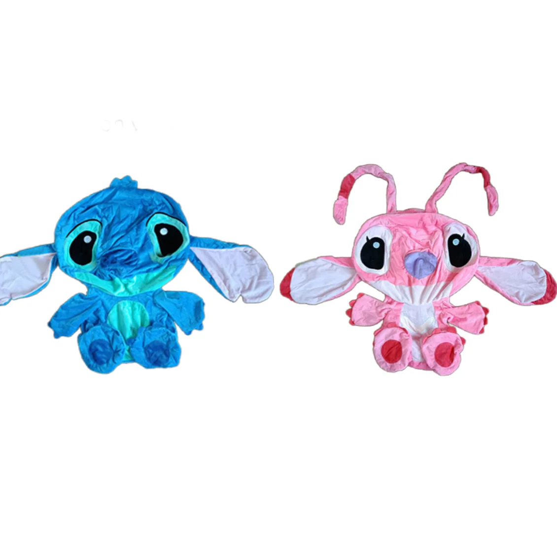 

6 шт./лот, 35 см, аниме, ангел, стежка, без наполнения, кукла Lilo Stitch, пустые плюшевые игрушки, чехол (только кожа, без наполнения)