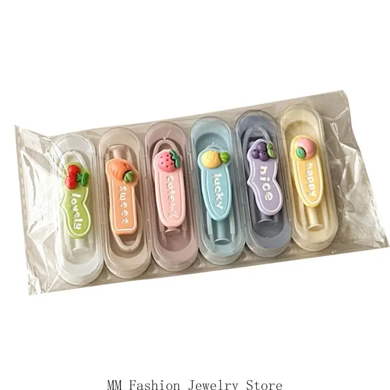 D0UB مجموعة أدوات عدسات لاصقة ملونة من السيليكون مكونة من 6 قطع مع مجموعة أدوات إزالة المكياج #2