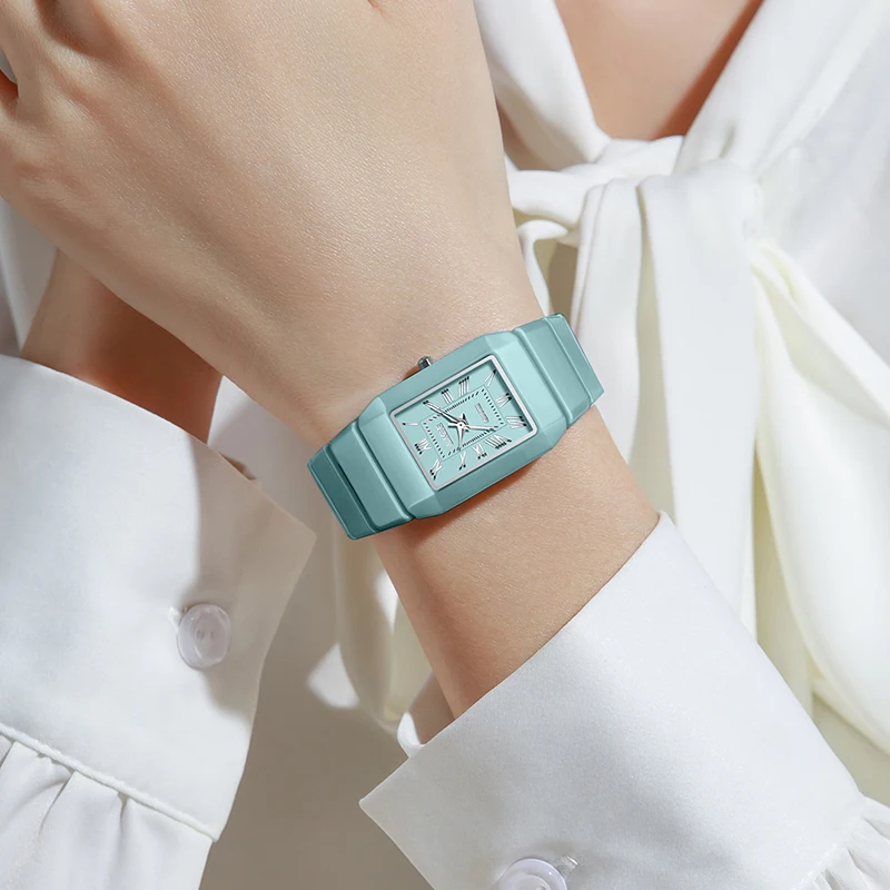 

LIGE 2026 Top Brand Luxury Womens Watch Fashion Ceramic Quartz Wristwatches Waterproof Elegant Watches Ladies Gifts Reloj Mujer