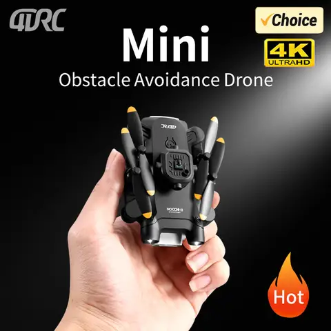 4DRC V30 Mini Drone 4K HD Doppia Fotocamera WIFI FPV Droni Professionale a Cinque Lati per Evitare Gli Ostacoli Drone RC Elicottero Giocattolo Regalo
