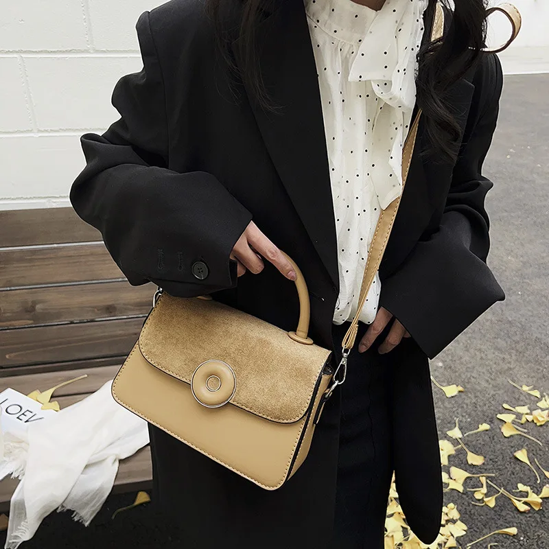 الشتاء شعبية الساخن بيع بسيطة فاخرة الأزياء تنوعا الرجعية حقيبة مربعة صغيرة باريس مصمم الكتف حقيبة المرأة الكلاسيكية