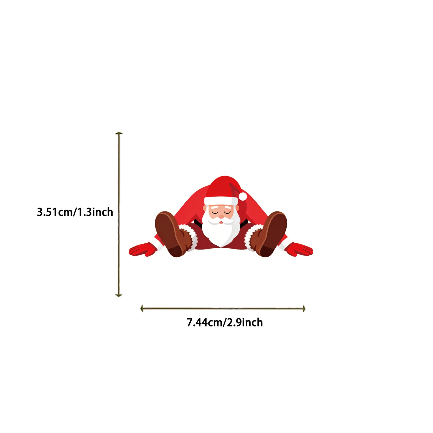 50PCS Cartoon Santa Yoga Aufkleber Lustige Graffiti Aufkleber Kinder Spielzeug Kreative DIY Roller Motorrad Helm Wasser Tasse Gepäck Gitarre