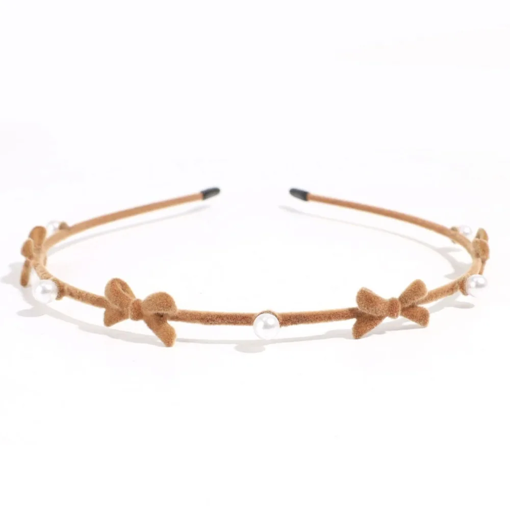 ที่คาดผมโบว์น่ารักน่ารักแสนบางหวานที่คาดผมประดับดอกไม้เป็นฝูง