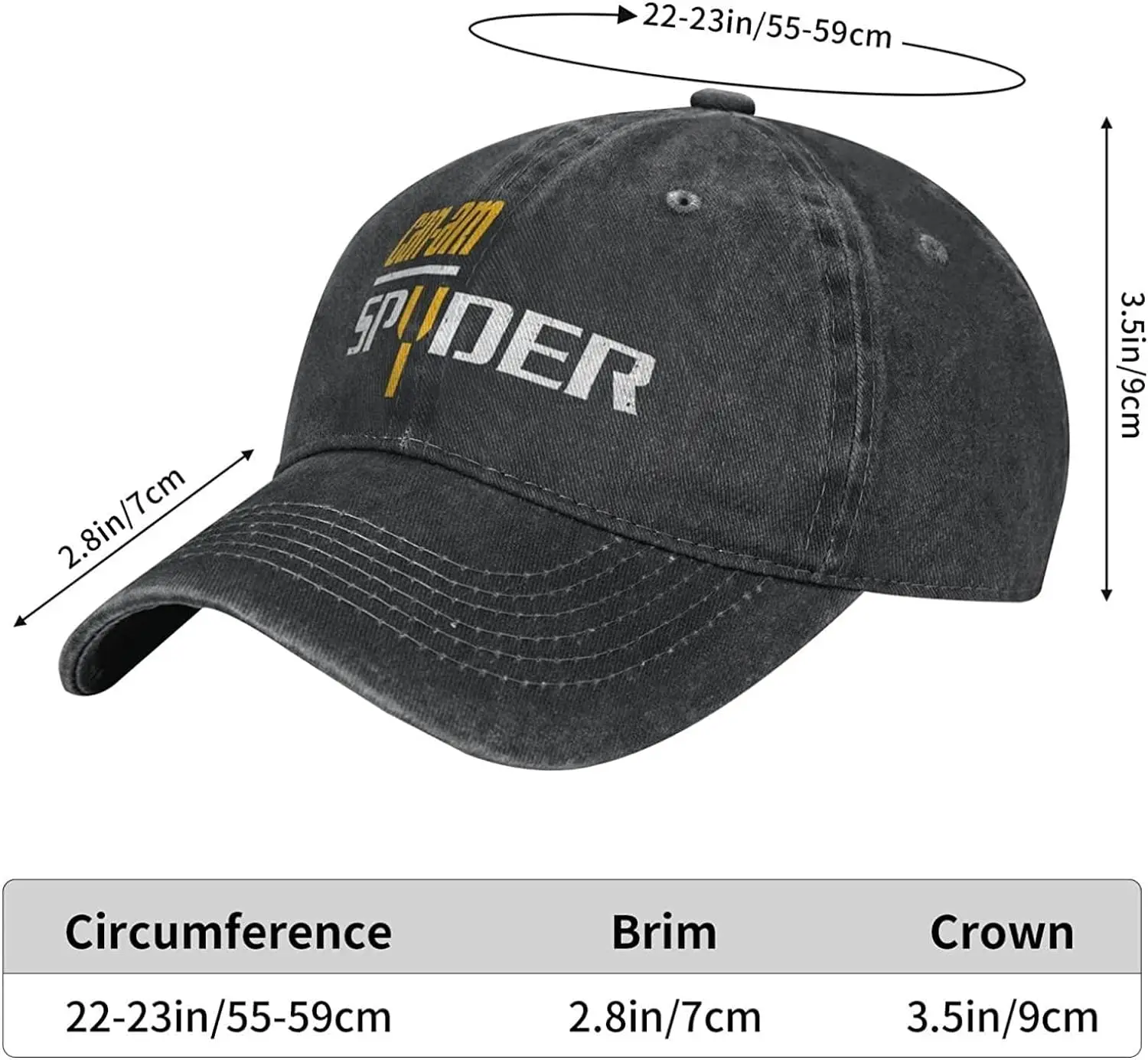 Can-Am Spyder Unisex Fashion Vintage Baseball Cap Outdoor Adjustable Hip Hop Cowboy Hats