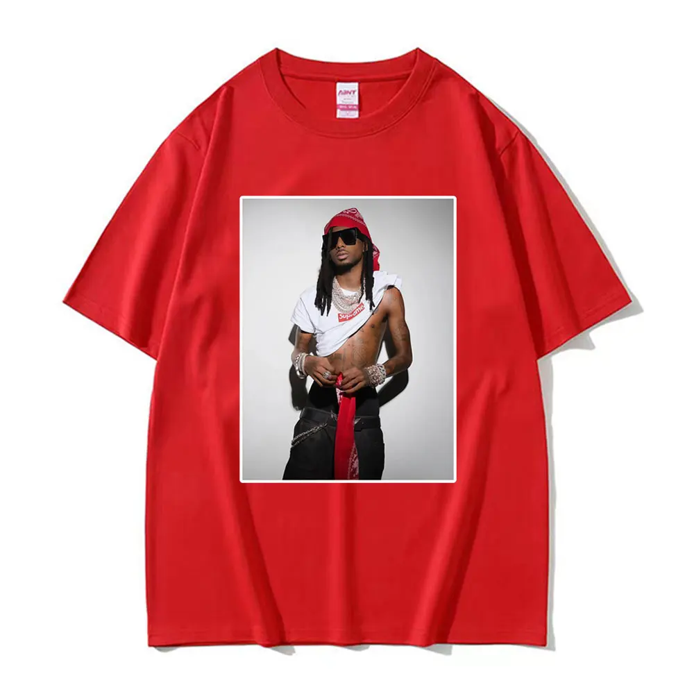 2026 New Playboi Carti Inspired Streetwear Tee Shirt Vintage Style Rap Aesthetic TShirt Men Hip Hop High Quality TShirt Summer
