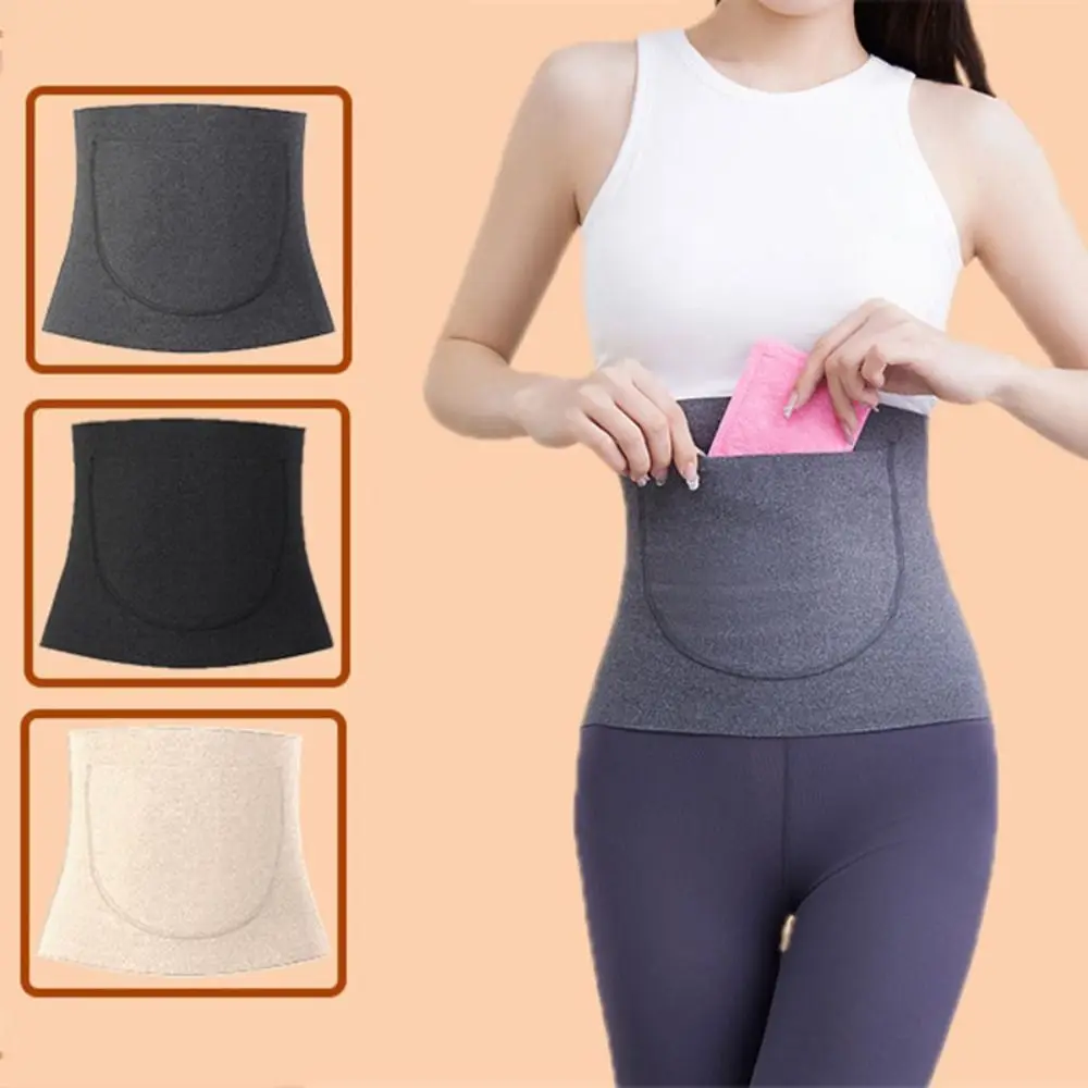 Multifunctional Palace-warming Belt Winter Thermal Belt With Pocket Anti-Cold Warm Stomach Shaping Belly Belt Warming Artifact