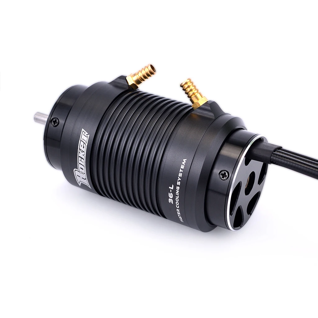 Rocket-RC 3660 3670 3680 Brushless Motor With 36-S 36-L Water Coolling Jacket for RC Boat Fishing Bait Boat 800-1000mm Traxxas