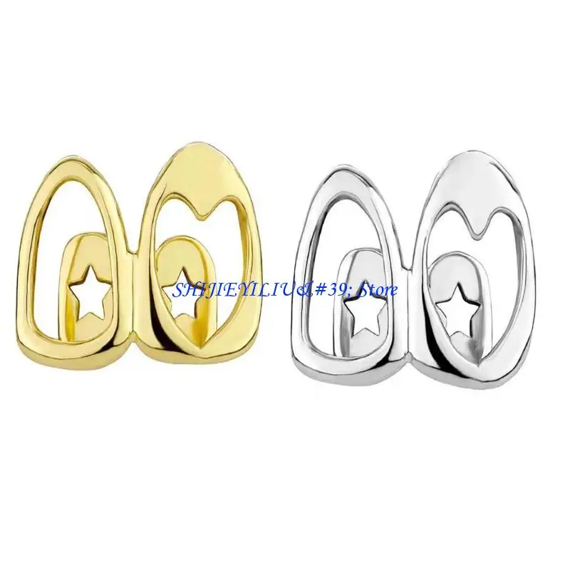 

E21F Стильные ювелирные изделия зубов в роскошной медной отделке ежедневно