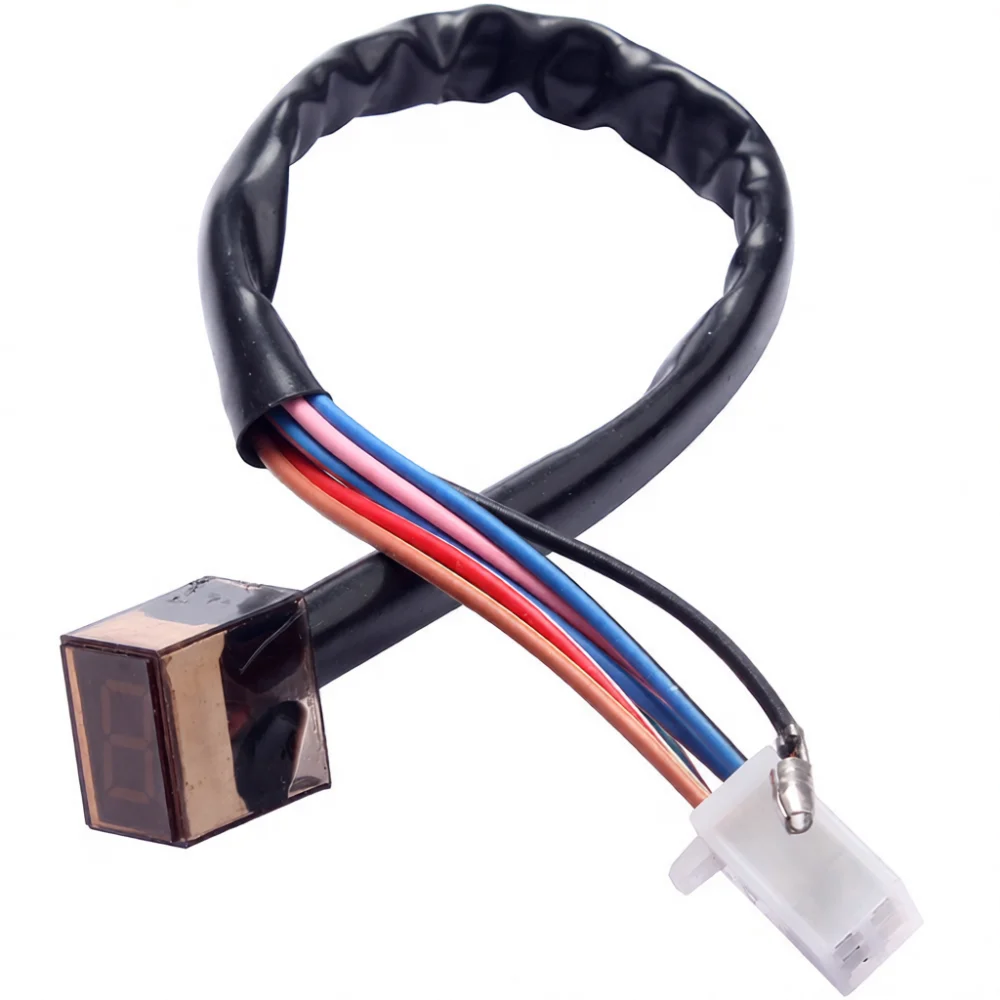 Motorcycle Led Digital Gear Indicator Display Sensor For Atv Quad Bike Shift Lever Real Time Feedback Modification Accessories