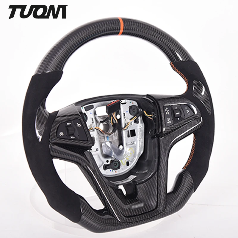 

Carbon Fiber Steering Wheel For Chevrolet Camaro SS ZL1 Corvette C7 C8 C6 Racing Car Steering Wheel