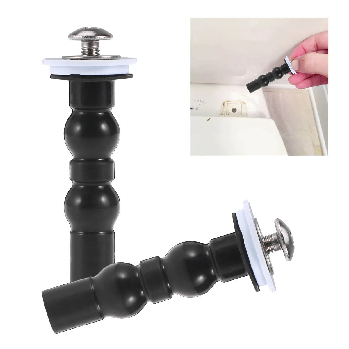 4 قطعة مسامير التوسع الفولاذ المقاوم للصدأ غطاء المرحاض تحديد عدة المدمجة دائم للمراحيض المكسورة فاصل دائري 18 مللي متر 28 مللي متر المرحاض #5