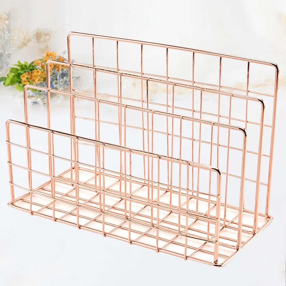 1Pcs Buchstütze Rack Stilvolle Lagerung Box Make-Up Organizer für Kosmetik Fernbedienung Tragbare Hangable Desktop