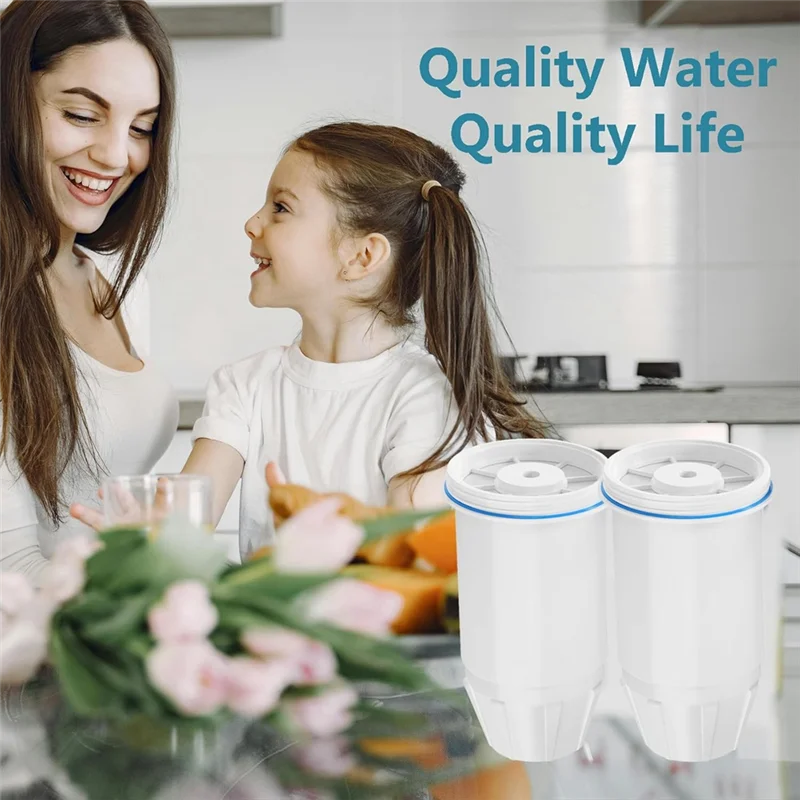 AB15-4Pcs خراطيش مرشحات المياه لصفر أباريق وموزع لمرشحات ZR-001 ZR-004 ZP-006 ZR-017 ZS-008