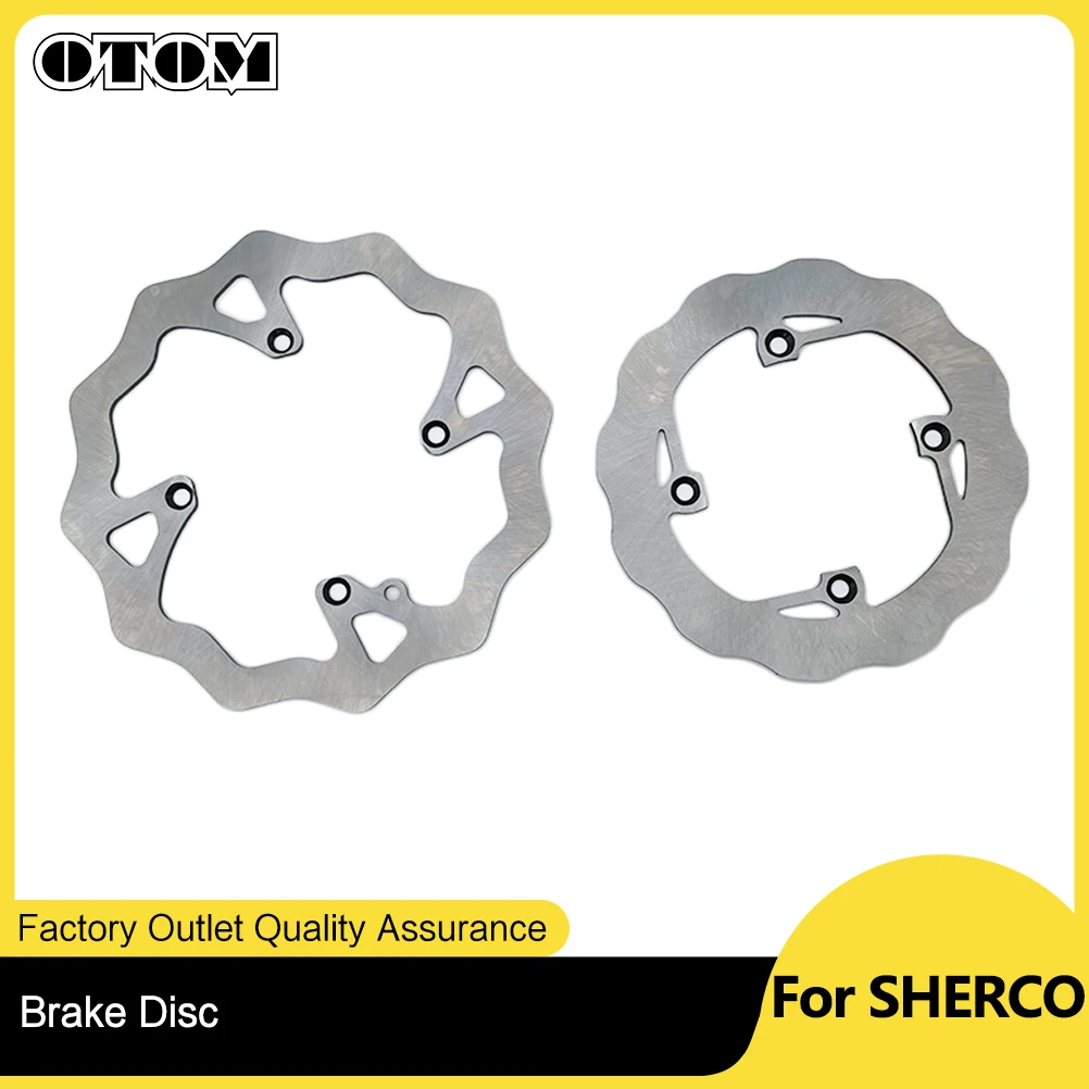 For Sherco 125 250 300 450 500 SE SEF 2014-2023 Dirt Bike Motorcycle Parts Front Rear Brake Disc Steel Brake Disks Rotors