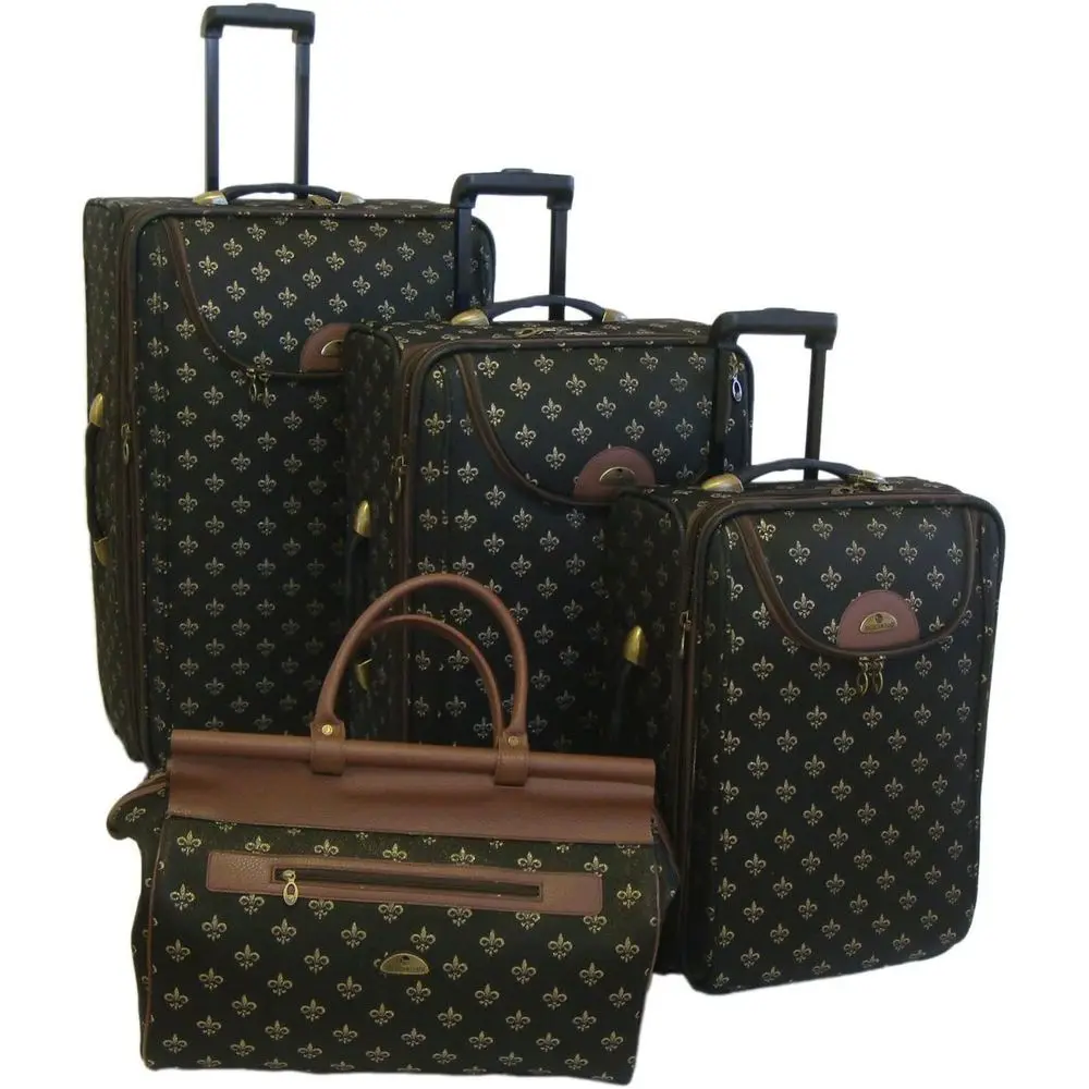 

Lyon 4-Piece Metalic Black Set, One Size