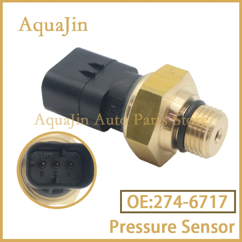 274-6717 New Oil Pressure Engine Sensor For Caterpillar C15 C18 C27 C32 C6.6 C7 C9 C9.3 Heavy Duty Vehicles 2746717 Auto Car OEM