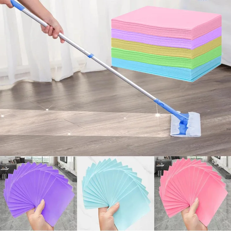 100pcs Disposable Floor Cleaner Water-soluble Tablet Cleaner Home Kitchen Bathroom Cleaning Sheet Toilet Dirt Clean Tool